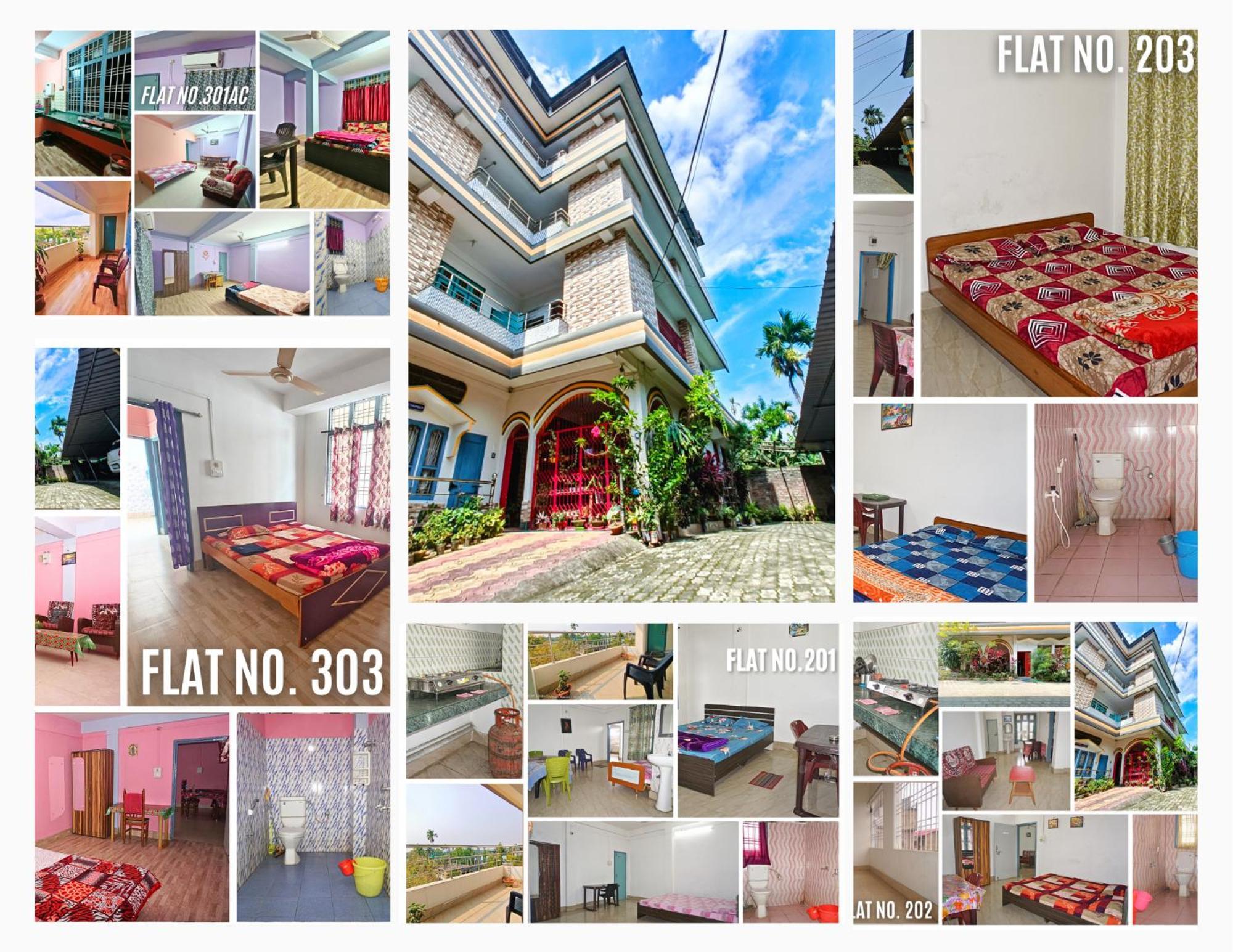 Taj Residency Holiday Homestay -Entire 1Bhk & 2Bhk Private Apartments -Call 767Ooo54Oo Jorhāt 외부 사진